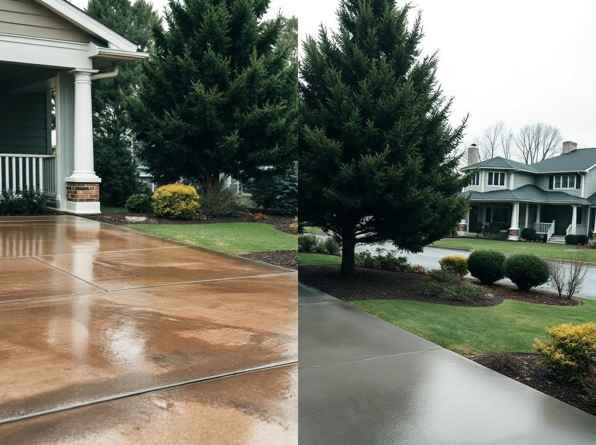 Driveway Pressure Washing